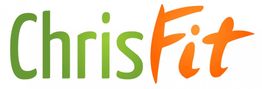 Logo mit grünem "Chris" und orangem "Fit" auf weißem Hintergrund.