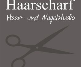 Haarscharf Haar- und Nagelstudio Logo