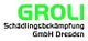 Logo mit grünem "GROLI" und schwarzem Text "Schädlingsbekämpfung GmbH Dresden".