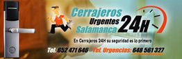 Cerrajeros urgentes en Salamanca 24H, seguridad primero. Tel: 652 471 646. Urgencias: 648 561 327.