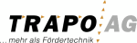 Logo der Trapo AG mit dem Slogan „mehr als Fördertechnik“.