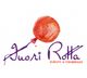Logo "Fuori Rotta", testo viola e arancione, con un palloncino rosso-arancione.