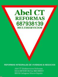 Anuncio de reformas: "Abel CT Reformas", contacto 687938139, Cartagena, Murcia, España.