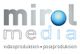 Logo von Miro Media mit dem Text: Videoproduktion und Postproduktion.