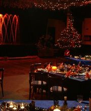Im Hauptstudio der Klipp´s Wasserwelt im weihnachtlichen Ambiente 