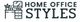 Logo with desk and computer icon, text: "HOME OFFICE STYLES".