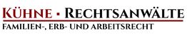 Text: "Kühne Rechtsanwälte, Familien-, Erb- und Arbeitsrecht."