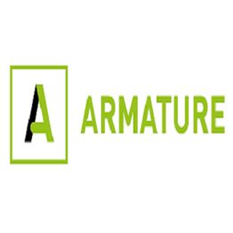 Armature logo with a green letter "A" in a square, followed by the word "ARMTURE."
