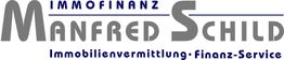 Logo von Immofinanz Manfred Schild, Immobilienvermittlung und Finanz-Service.