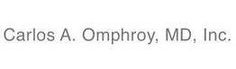 Text reads: "Carlos A. Omphroy, MD, Inc."