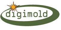 Logo: "digimold" in grünem Oval mit einem orangen Stern.