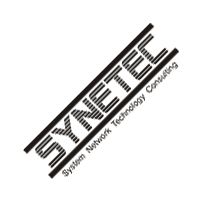 Logo mit dem Schriftzug "SYNETEC" und Text "System Network Technology Consulting".