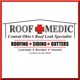 Logo for Roof Medic: Central Ohio's roof specialists in roofing, siding, and gutters.