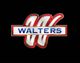 Logo featuring the word "WALTERS" over a stylized red and white "W" on a black background.