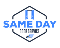 Abstract blue and black graphic with overlapping shapes and text elements.