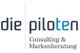 "Logo von 'die piloten' mit Schriftzug: Consulting & Markenberatung."