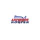 Logo of "Anywhere Rooter" with USA map in blue and red text.
