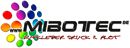 Logo mit bunten Kreisen und Text "MIBOTEC - Intelligente Technik & Robotik".