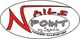 Logo von "Nails Point" in Haiger-Allendorf, rot-schwarzer Text mit ovalem Design.