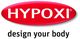 Roter HYPOXI-Logo-Titel mit weißem "design your body" Schriftzug darunter.