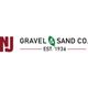 Logo of NJ Gravel & Sand Co., Est. 1936, with a green leaf symbol.