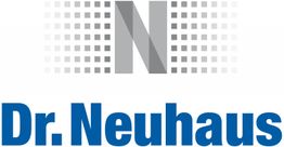Logo mit großem "N" und dem Text "Dr. Neuhaus" in Blau darunter.