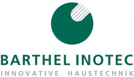 Grünes Logo von Barthel Inotec mit dem Text "Innovative Haustechnik".
