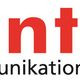 Logo mit rotem "mentis" und schwarzem Text "Kommunikation + Werbung" darunter.