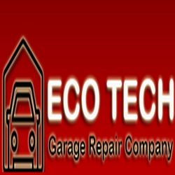 Red logo: "ECO TECH Garage Repair Company" with a car in a house outline.