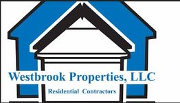 Logo of Westbrook Properties, LLC, featuring a house outline and the text "Residential Contractors".