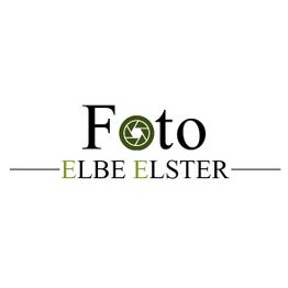 Logo mit dem Text "Foto Elbe Elster" und einer Linse im Buchstaben "o".
