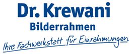 „Logo von Dr. Krewani Bilderrahmen: Ihre Fachwerkstatt für Einrahmungen.“