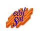 Logo EdilSal con mattoni arancioni e testo blu inclinato sopra.