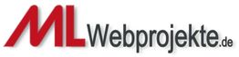 Logo mit rotem "ML" und schwarzem Text "Webprojekte.de" auf weißem Hintergrund.