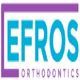 Efros Orthodontics logo with blue and purple text.