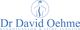 "Logo of Dr. David Oehme, Neurosurgeon & Spine Surgeon, with spine and brain illustration."