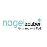 Logo mit Text "nagelzauber für Hand und Fuß", ein Stern ziert das Design.