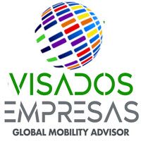 Logotipo colorido de Visados Empresas, asesor global de movilidad.