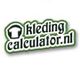 Logo van kledingcalculator.nl met T-shirt pictogram en groene rand.