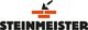 Logo mit Ziegelmauer, Kelle darüber und darunter der Schriftzug "STEINMEISTER".