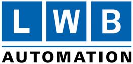 Blau-weißes Logo mit den Buchstaben LWB über dem Wort "AUTOMATION" in schwarz.
