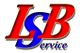 Logo mit den Buchstaben "LSB" in Rot und Blau, darunter steht "service" in Blau.