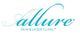 Allure Skin & Laser Clinic logo in elegant teal script font on a white background.