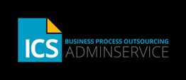 Logo mit Text: "ICS Business Process Outsourcing Adminservice".