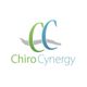 Logo of Chiro Cynergy with interlocking "C" letters and a spine illustration.