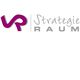 Logo mit lila Symbol und Text "Strategie RAUM" auf weißem Hintergrund.