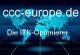 Text "ccc-europe.de Die ITK-Optimierer" auf einer stilisierten Weltkarte mit Netzlinien.