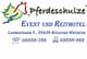 "Pferdeschulze" Logo mit Kontaktinfos: Adresse, Telefon, Fax. Event- und Reithotel in Hitzacker.