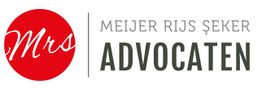 Logo van Meijer Rijs Şeker Advocaten met rode cirkel en "Mrs" erin.