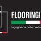 Logo di "Flooring Italia" con strisce tricolori e scritta "Ingegneria delle pavimentazioni".